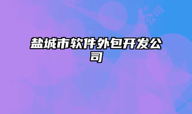 盐城市软件外包开发公司