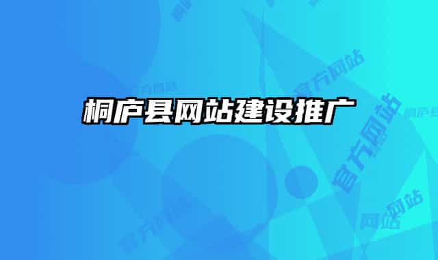 桐庐县网站建设推广