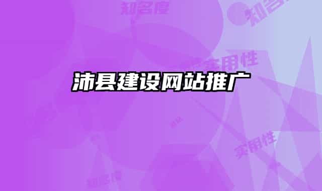 沛县建设网站推广