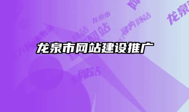 龙泉市网站建设推广