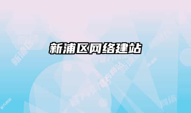 新浦区网络建站