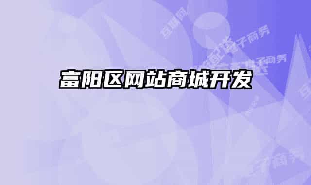 富阳区网站商城开发