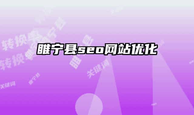 睢宁县seo网站优化