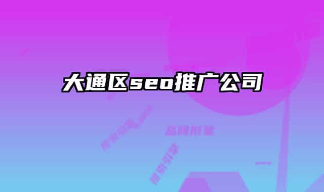 大通区seo推广公司