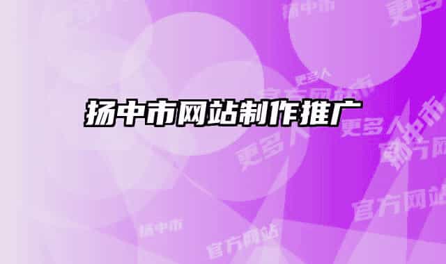 扬中市网站制作推广