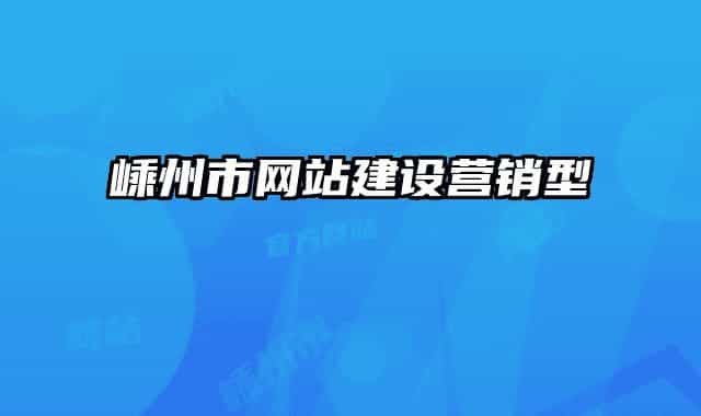 嵊州市网站建设营销型