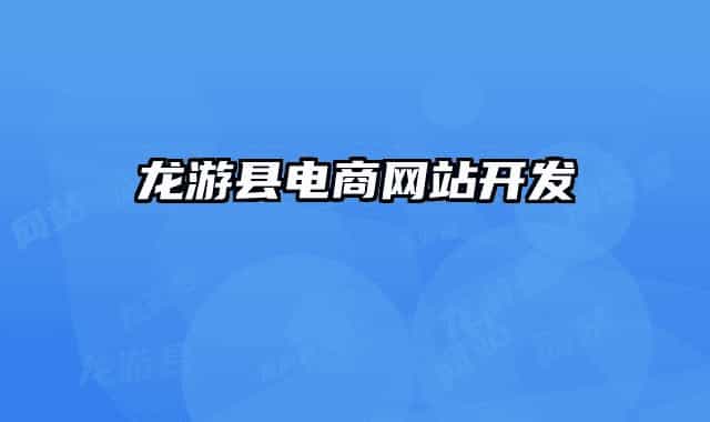 龙游县电商网站开发