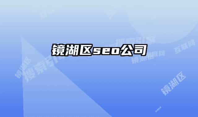 镜湖区seo公司