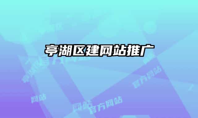 亭湖区建网站推广