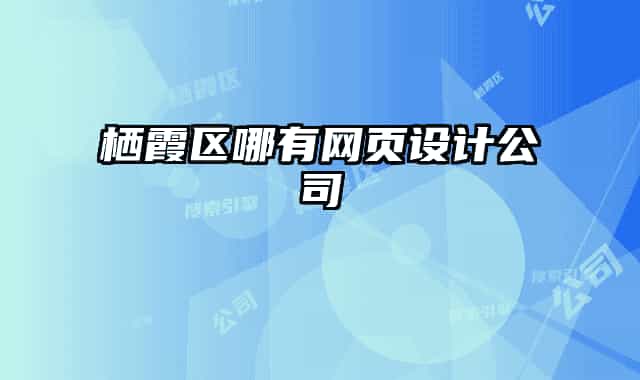 栖霞区哪有网页设计公司