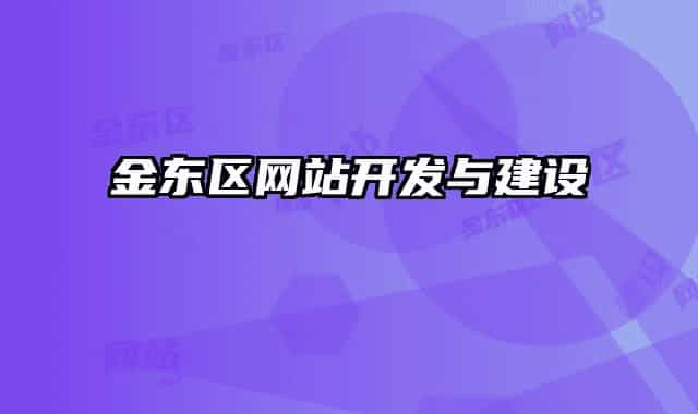 金东区网站开发与建设