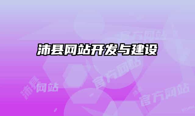 沛县网站开发与建设