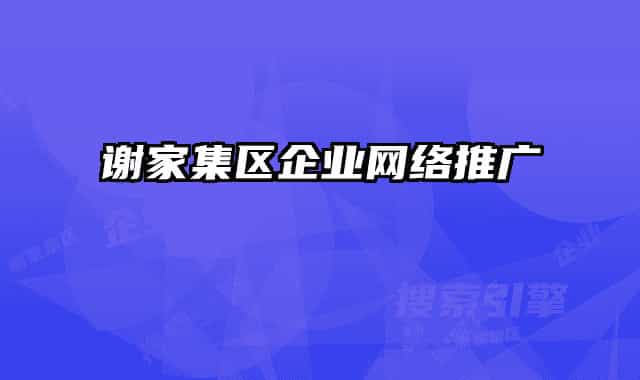 谢家集区企业网络推广