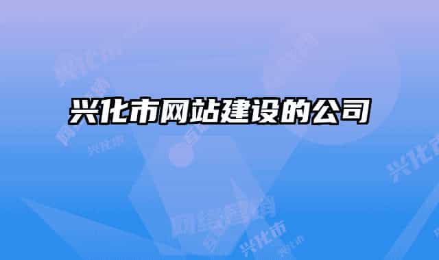 兴化市网站建设的公司