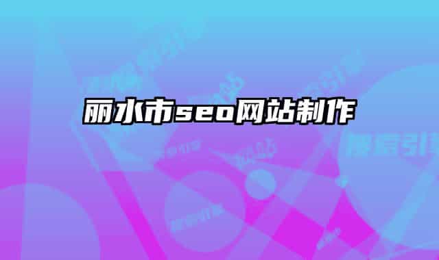 丽水市seo网站制作