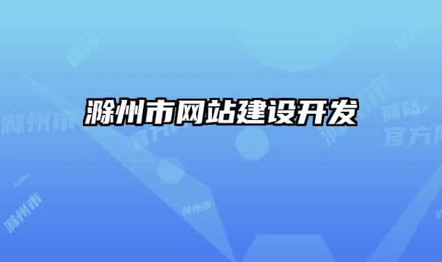 滁州市网站建设开发