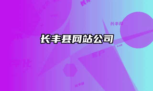 长丰县网站公司