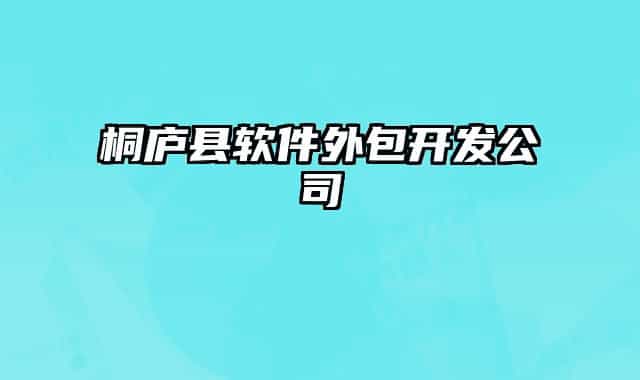 桐庐县软件外包开发公司