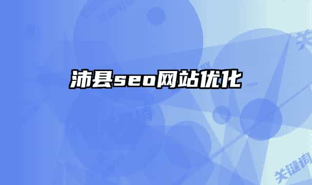沛县seo网站优化