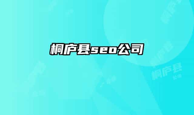 桐庐县seo公司