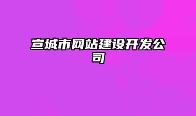 宣城市网站建设开发公司