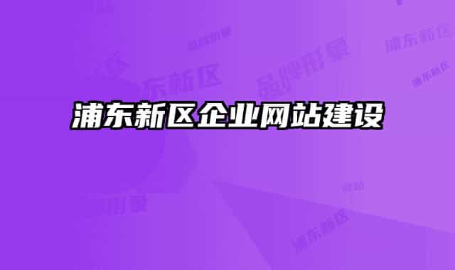 浦东新区企业网站建设