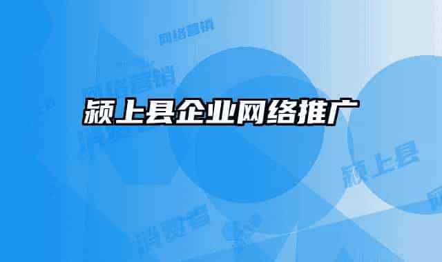 颍上县企业网络推广