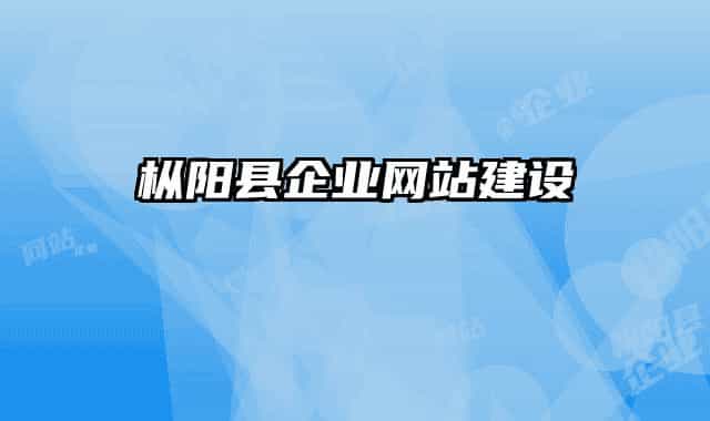 枞阳县企业网站建设