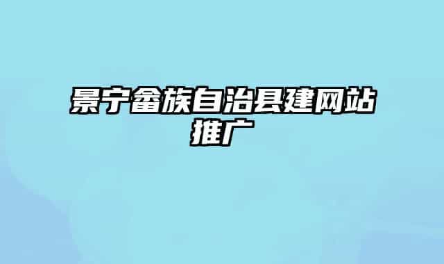 景宁畲族自治县建网站推广