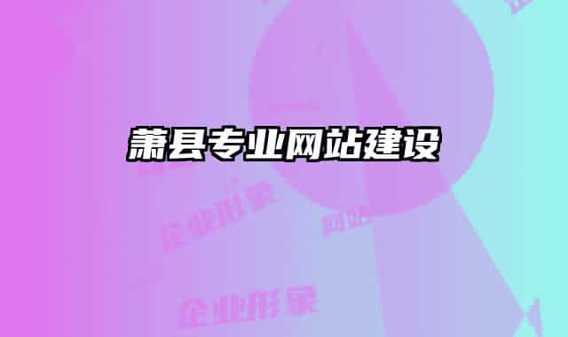 萧县专业网站建设