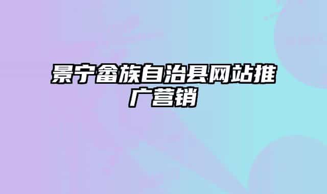 景宁畲族自治县网站推广营销
