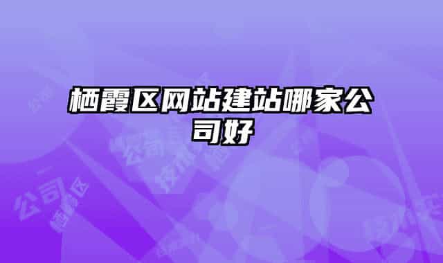 栖霞区网站建站哪家公司好