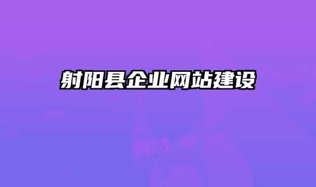 射阳县企业网站建设