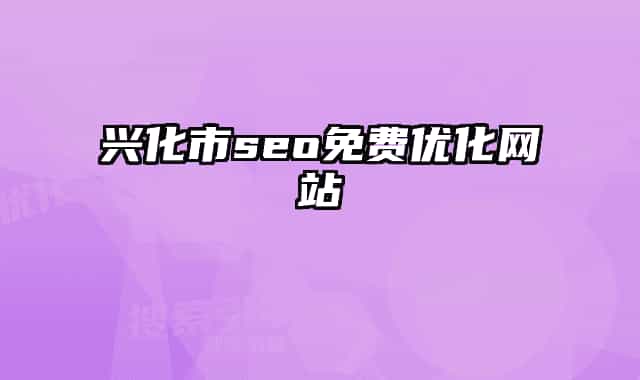 兴化市seo免费优化网站