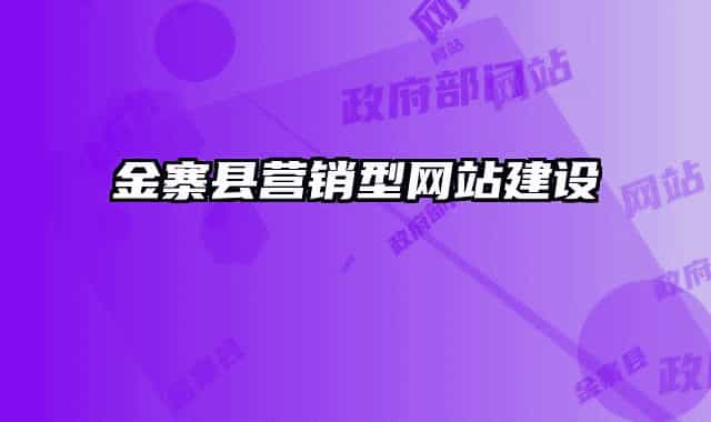 金寨县营销型网站建设