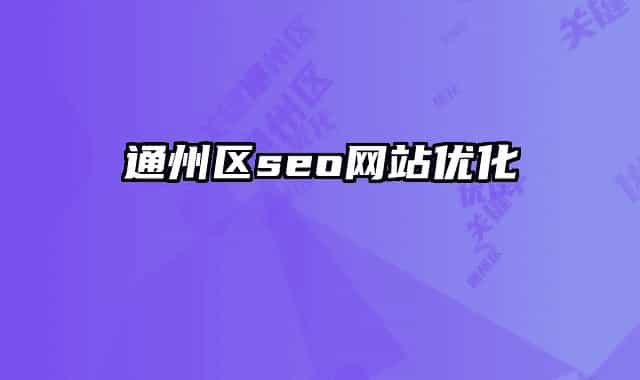 通州区seo网站优化