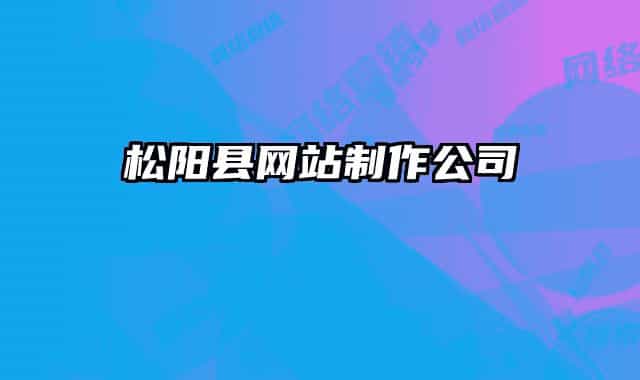 松阳县网站制作公司
