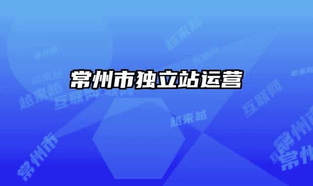 常州市独立站运营