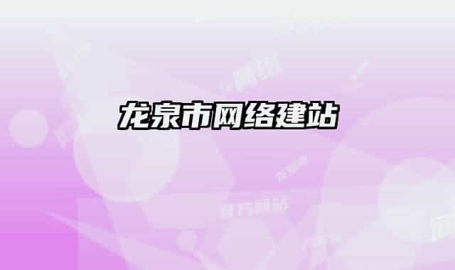 龙泉市网络建站