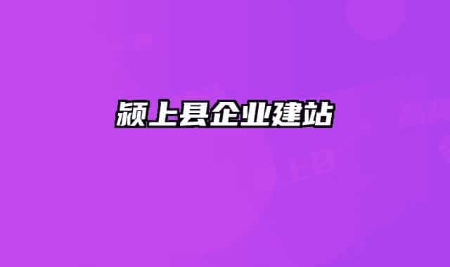 颍上县企业建站