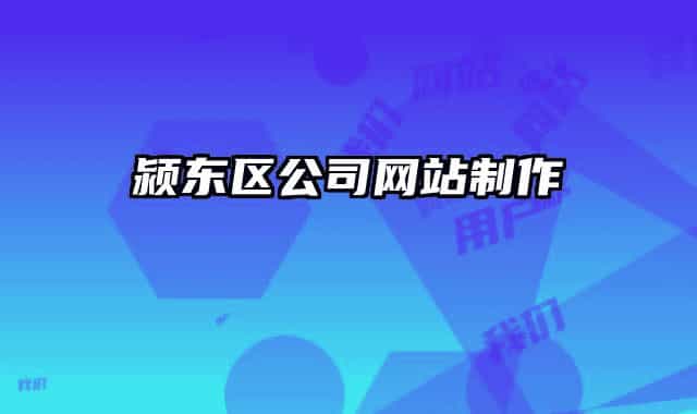 颍东区公司网站制作