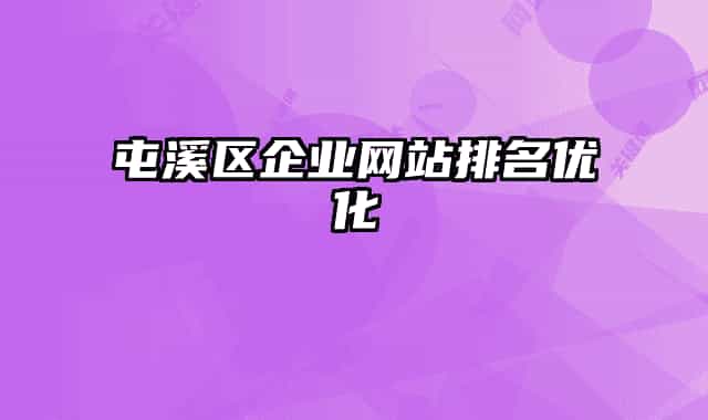 屯溪区企业网站排名优化