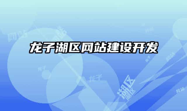 龙子湖区网站建设开发
