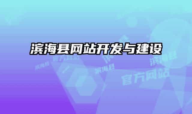 滨海县网站开发与建设