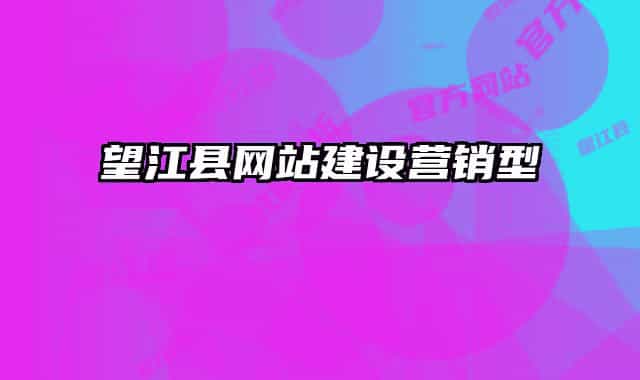 望江县网站建设营销型