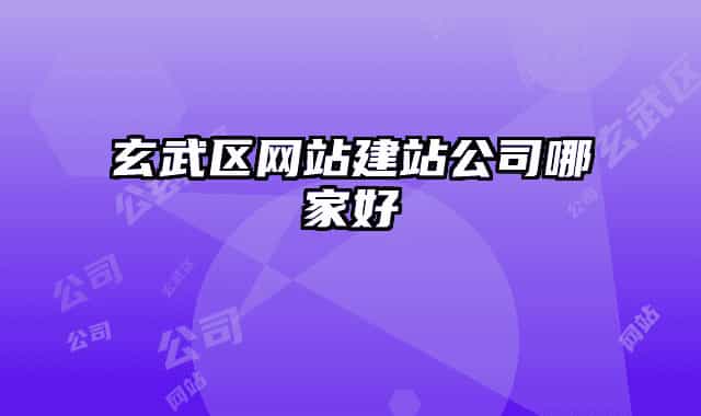 玄武区网站建站公司哪家好
