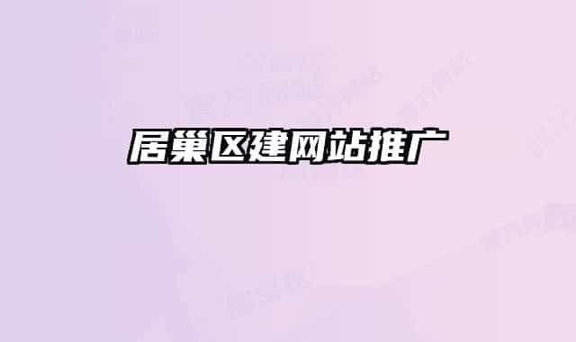 居巢区建网站推广