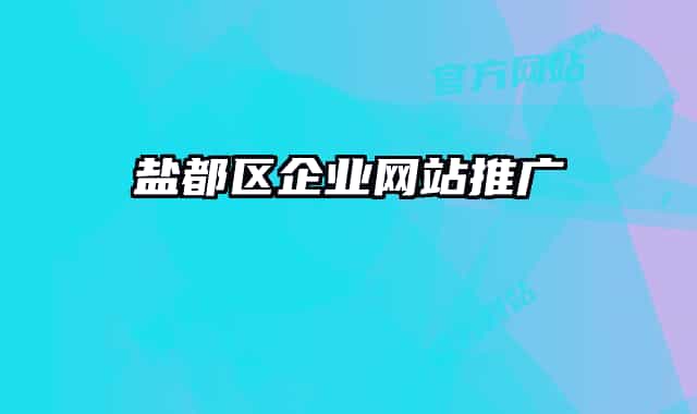 盐都区企业网站推广