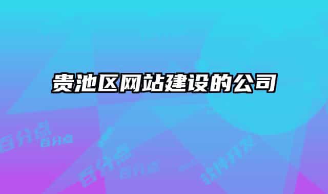 贵池区网站建设的公司