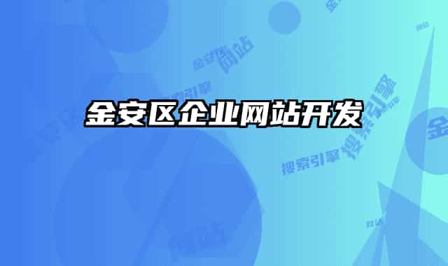 金安区企业网站开发